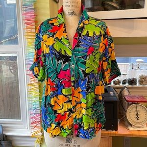 Vintage Jams World short sleeved Hawaiian shirt